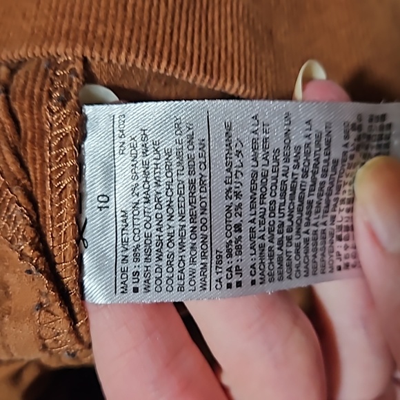 Brown Courduroy Banana Republic Skirt - Picture 6 of 7